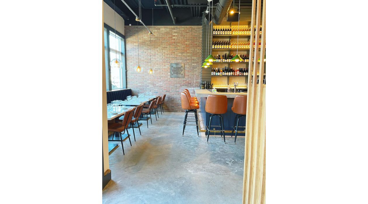 Interior at Paul Brady Wine bar in Beacon